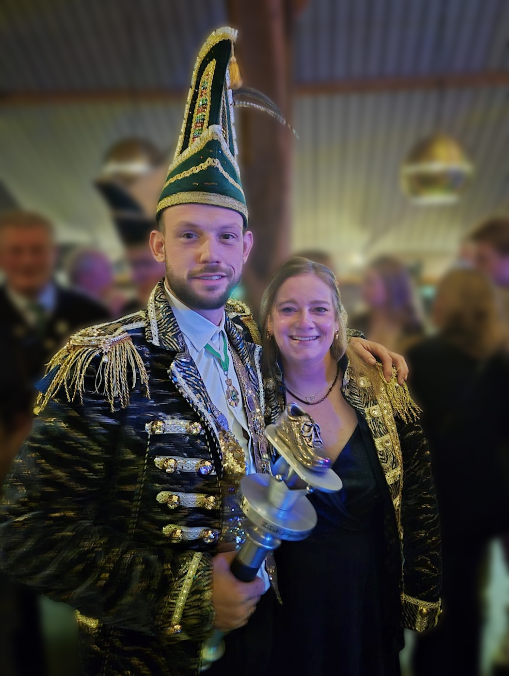 Dansen tijdens Seniorenfeest.